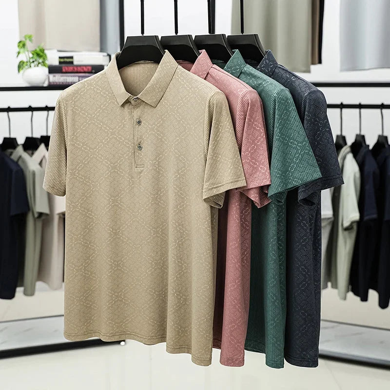 Luxury Ice Silk Men’s T-Shirt