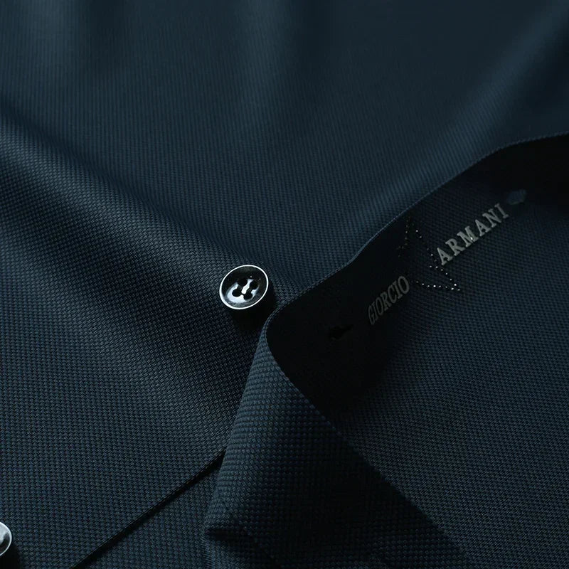 High-End Ice Silk Polo Shirt for Men