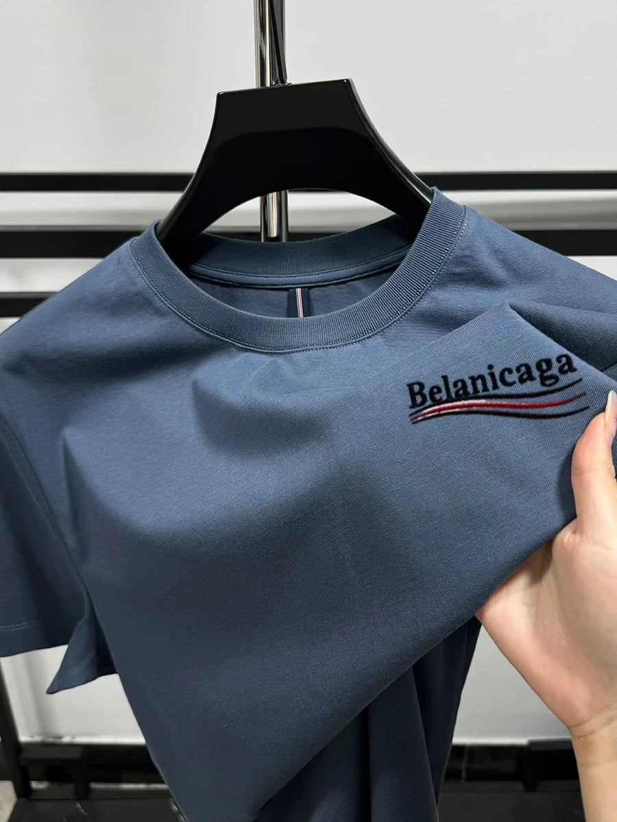 2025 Summer Men’s Luxury Cotton T-Shirt