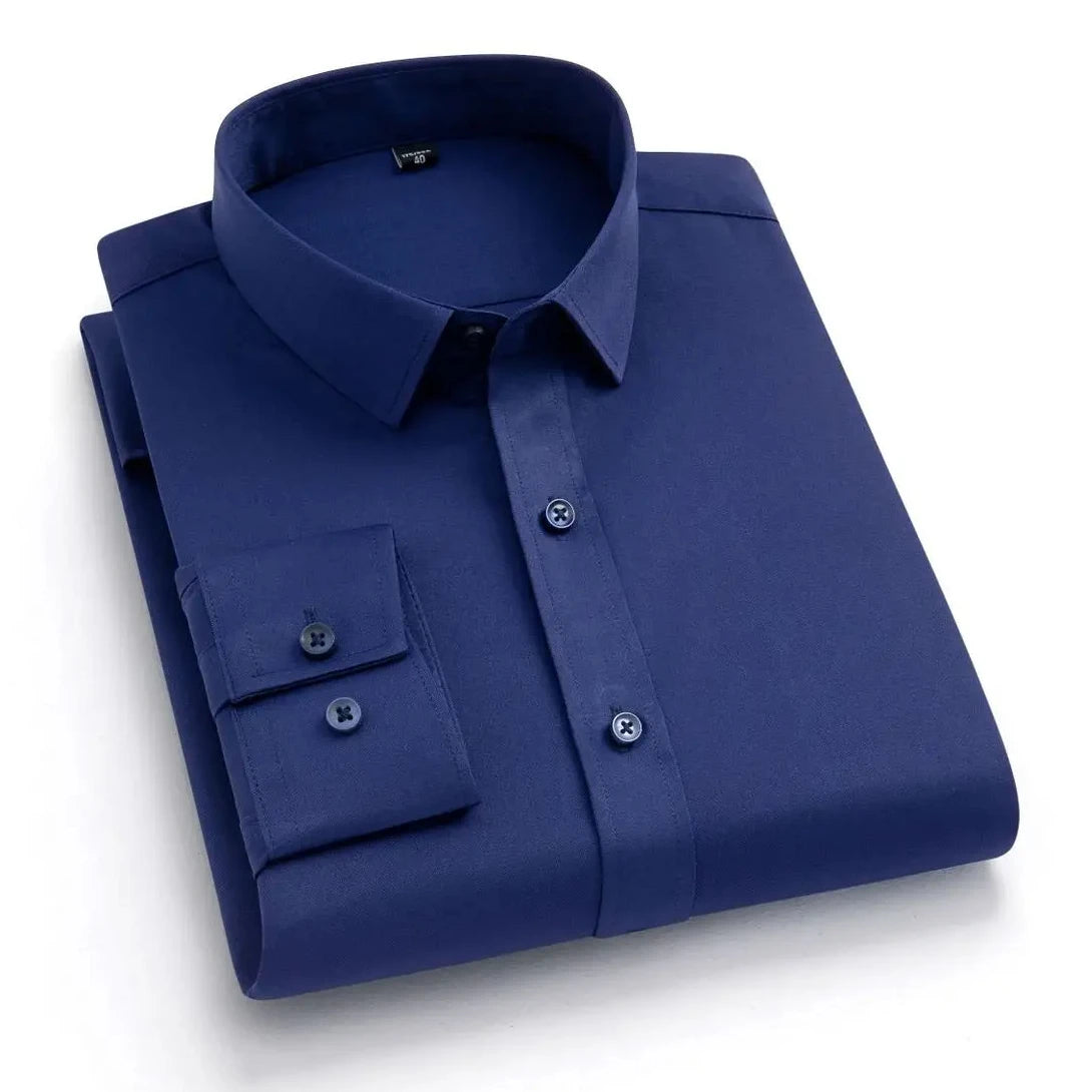 KOALA SYDNEY Koala Sydney Men's Slim Fit Long Sleeve Shirt – Business Casual & Elegant