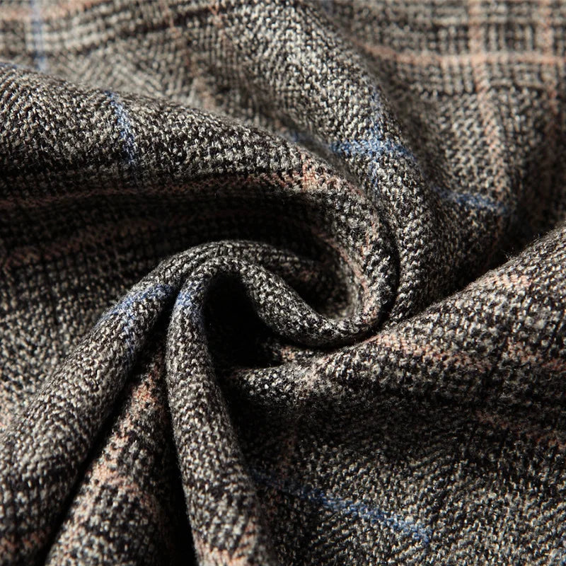 Spring Slim-Fit Single-Breasted Jacket for Middle-Aged