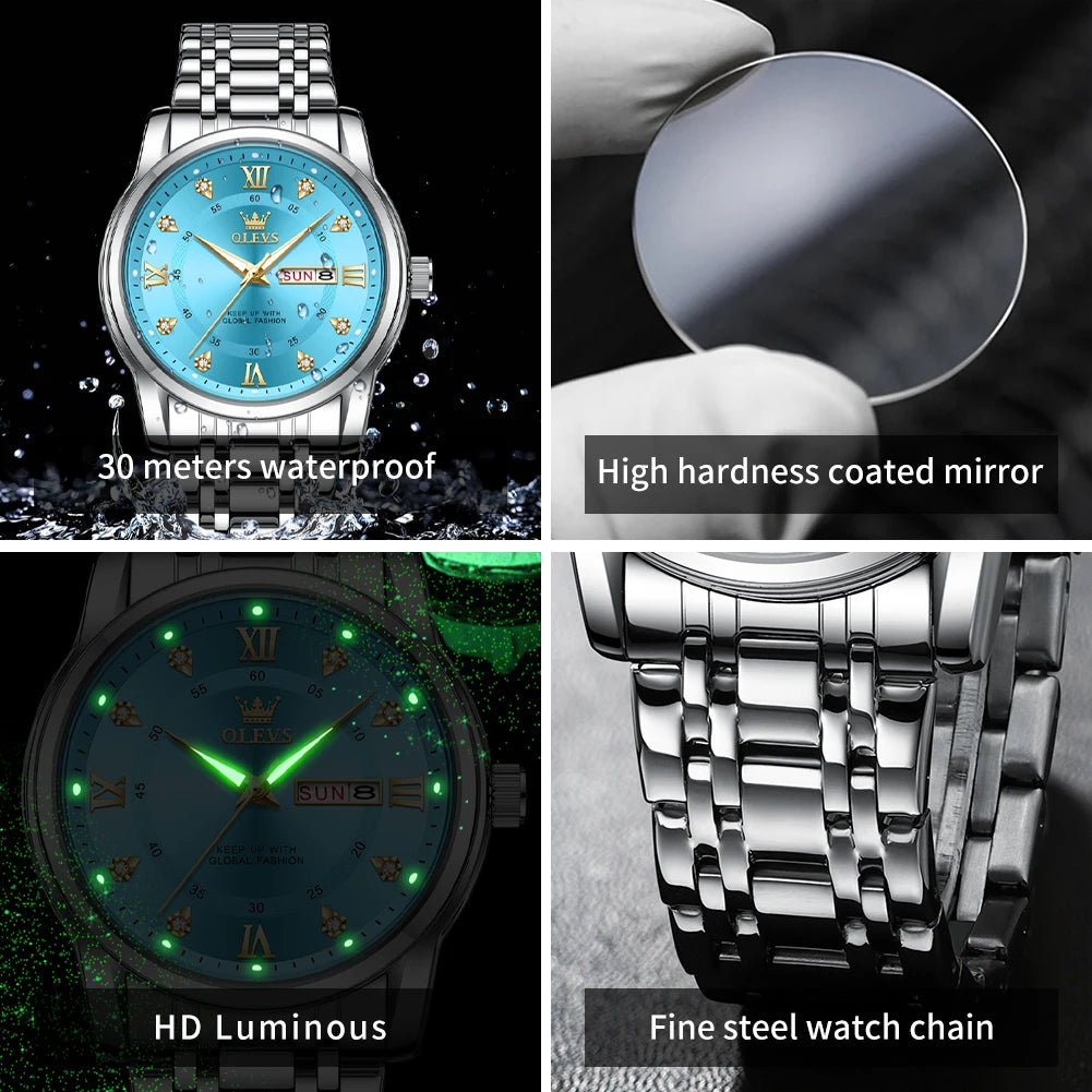 OLEVS Men’s Luxury Quartz Watch