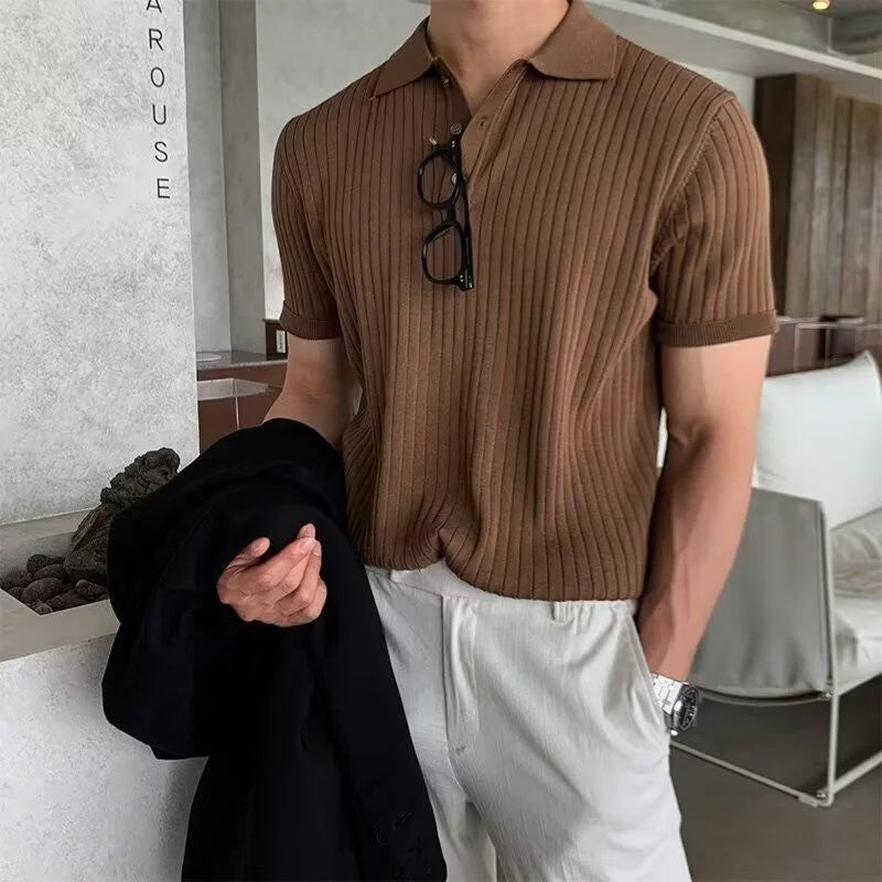 Casual Loose-Fit Polo Shirt