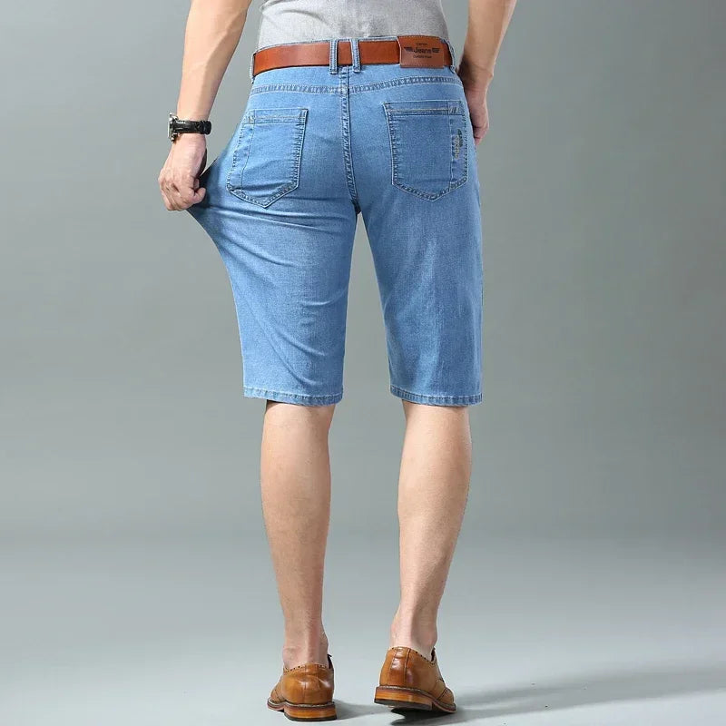 Men’s Summer Light Wash Denim Shorts