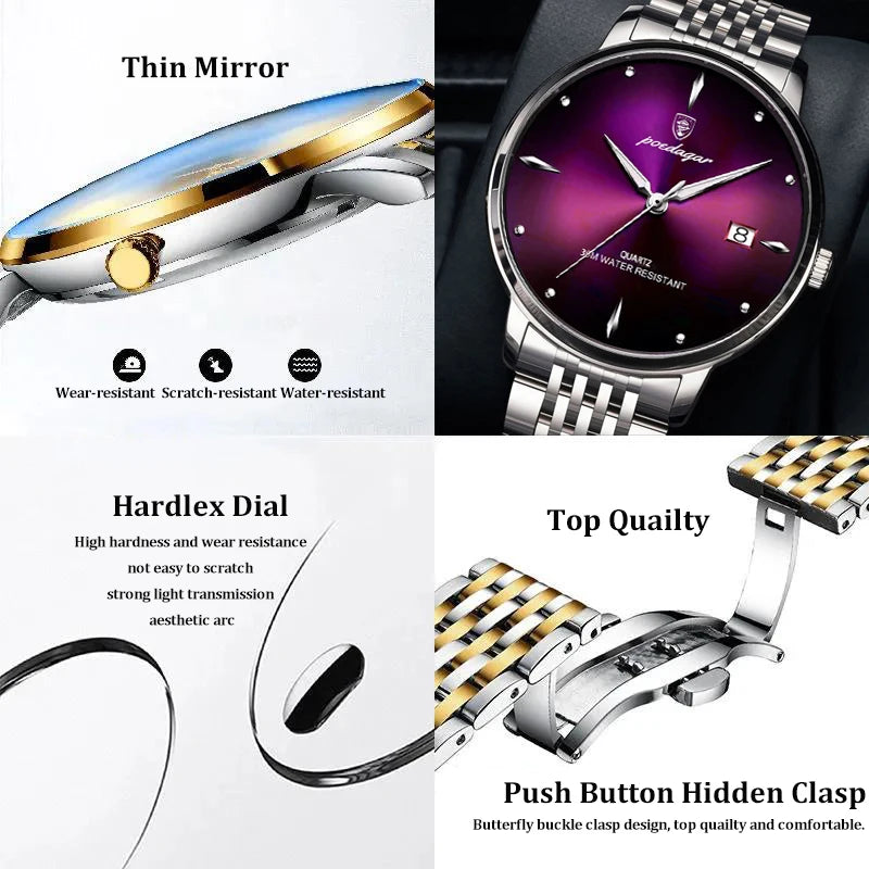 POEDAGAR Men’s Luxury Watch