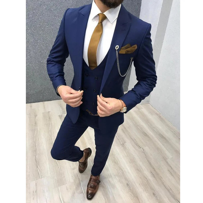 Classic Slim Fit Men’s Wedding Suit