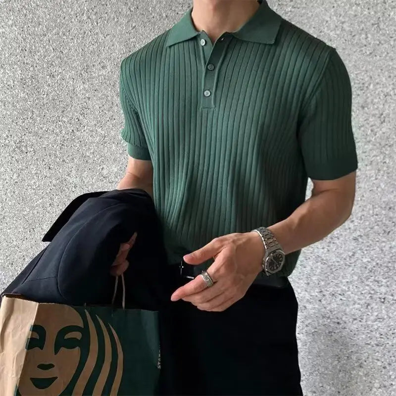 Casual Loose-Fit Polo Shirt