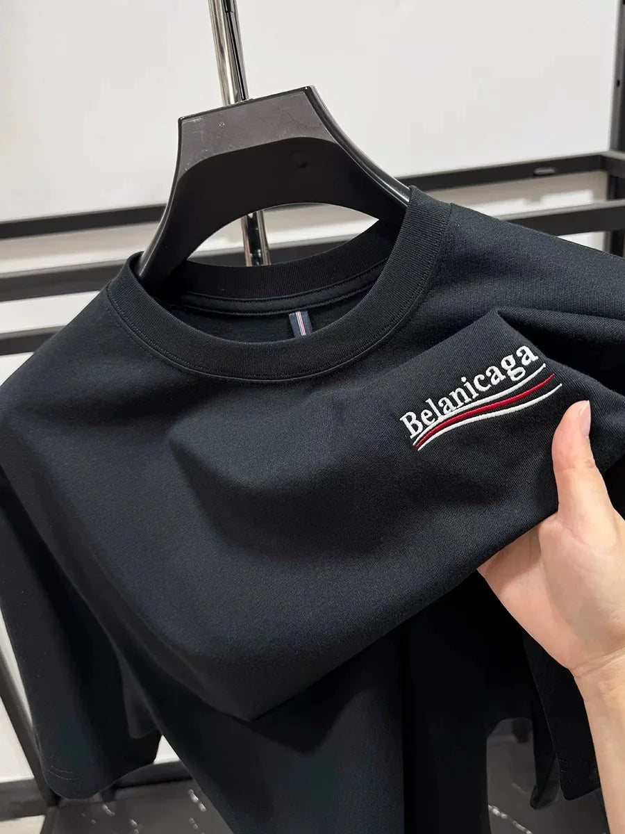 2025 Summer Men’s Luxury Cotton T-Shirt