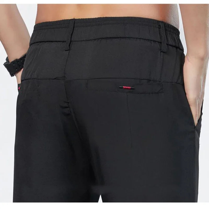 Men's Slim Fit Business Stretch Trousers