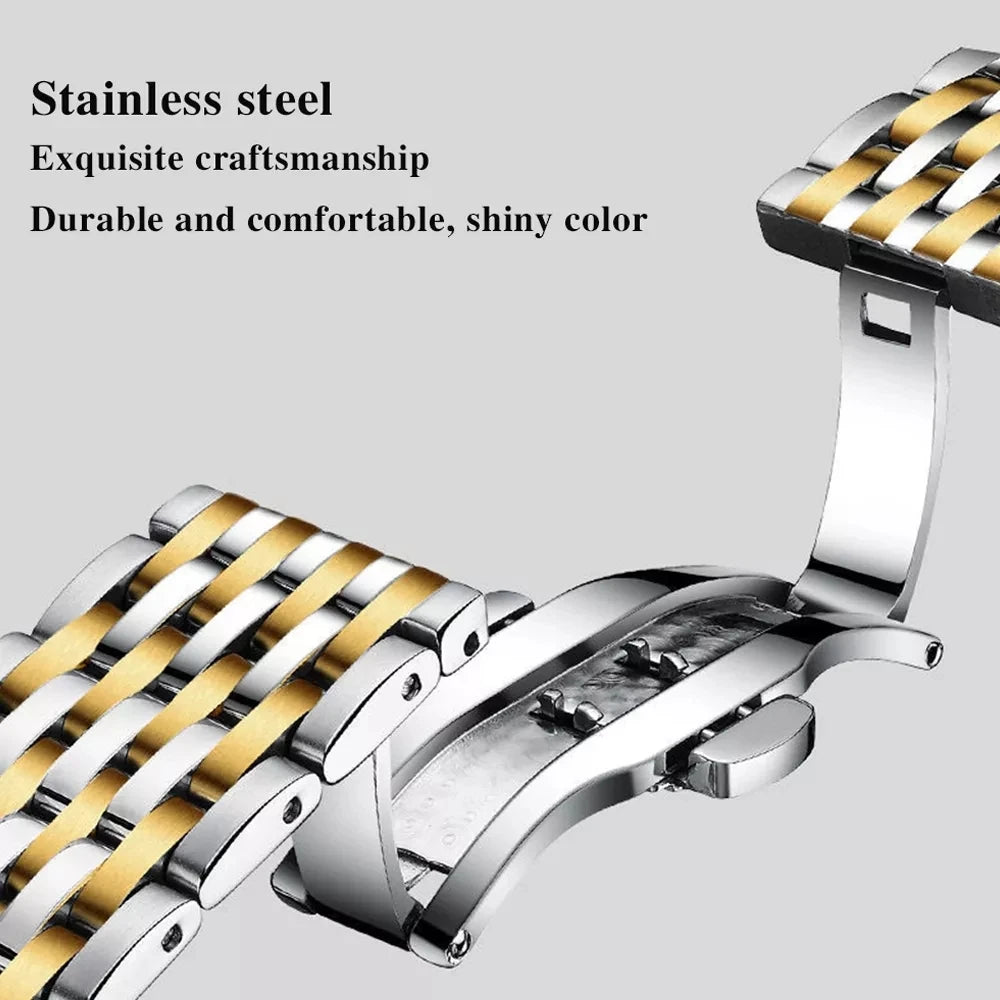 POEDAGAR Men's Luxury Quartz Watch – Stainless Steel