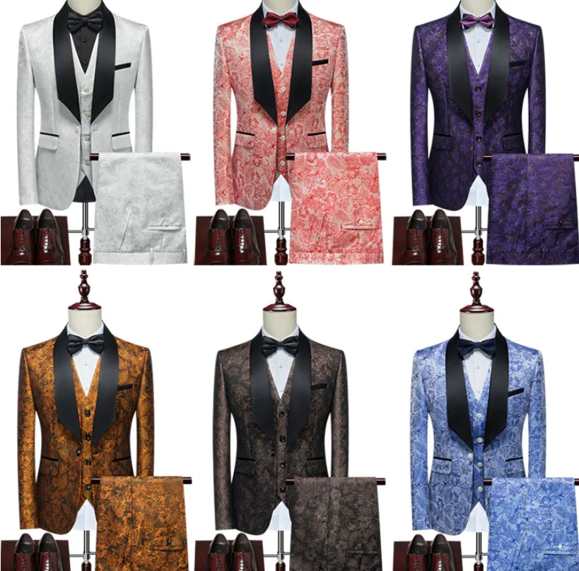 Men's Formal 3-Piece Suit Wedding & Evening Outfit