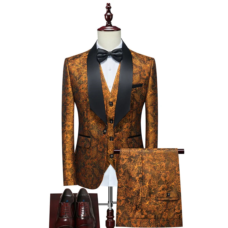 Men's Formal 3-Piece Suit Wedding & Evening Outfit