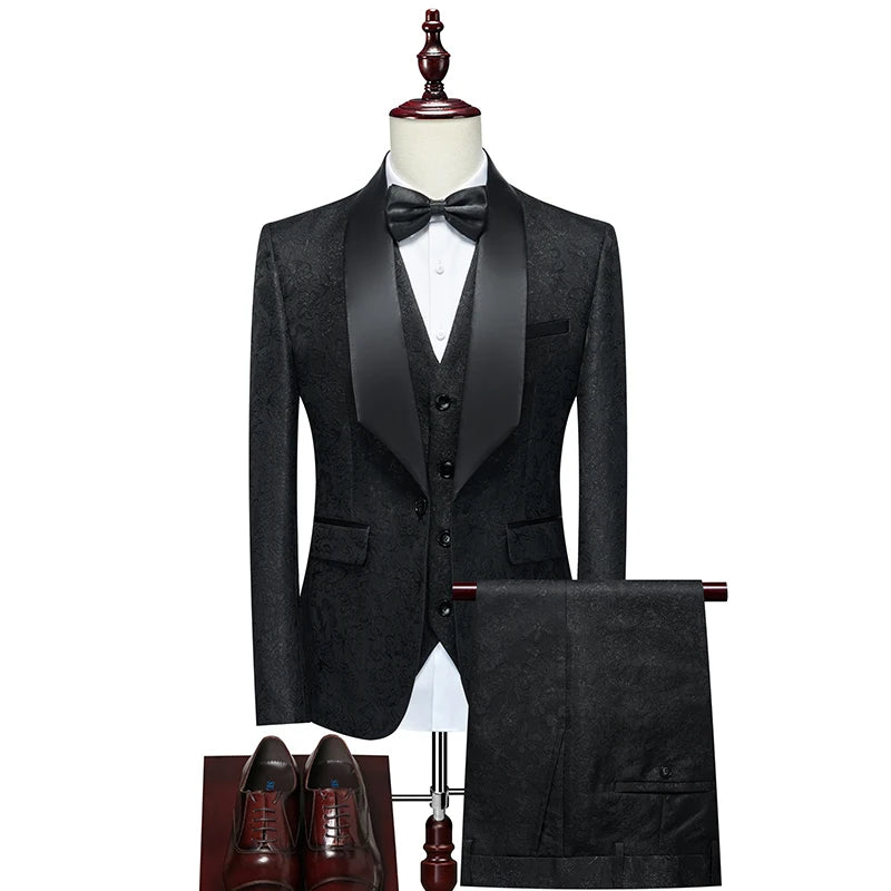Men's Formal 3-Piece Suit Wedding & Evening Outfit