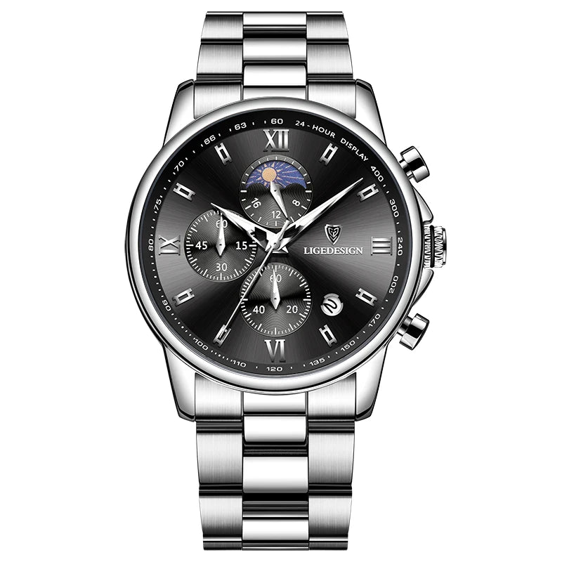 LIGE Men’s Luxury Fashion Watch