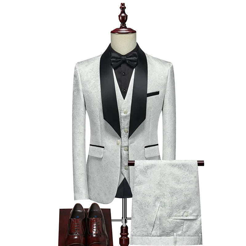 Men's Formal 3-Piece Suit Wedding & Evening Outfit