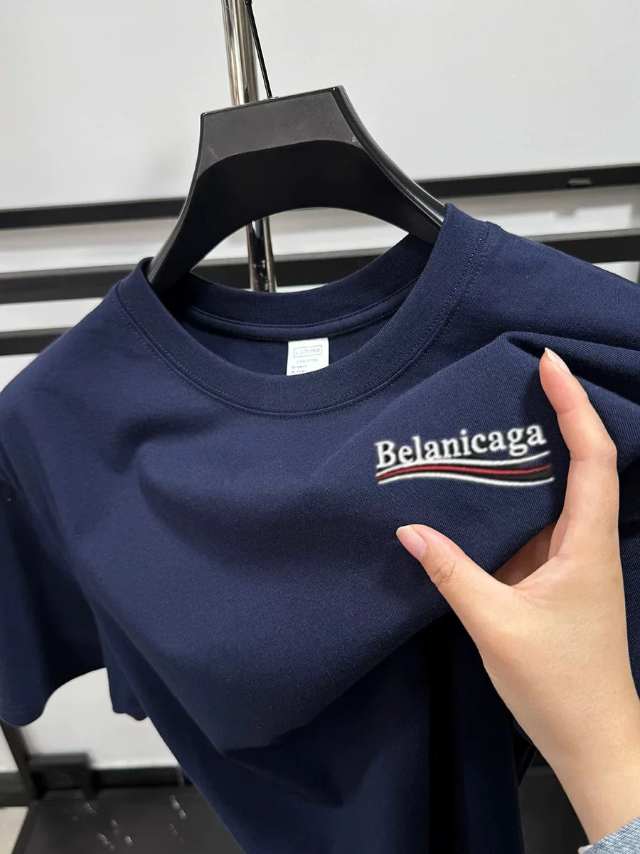 2025 Summer Men’s Luxury Cotton T-Shirt