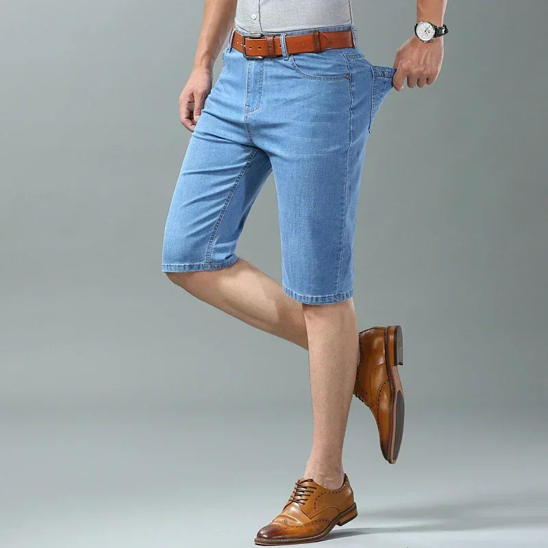 Men’s Summer Light Wash Denim Shorts
