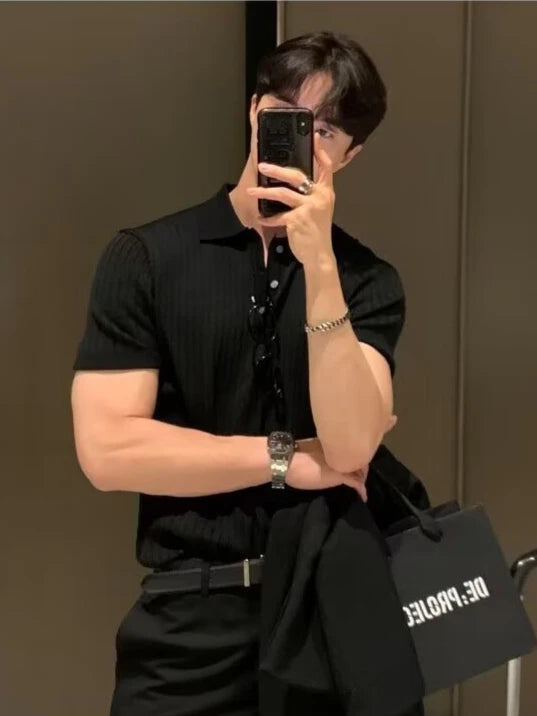 Casual Loose-Fit Polo Shirt