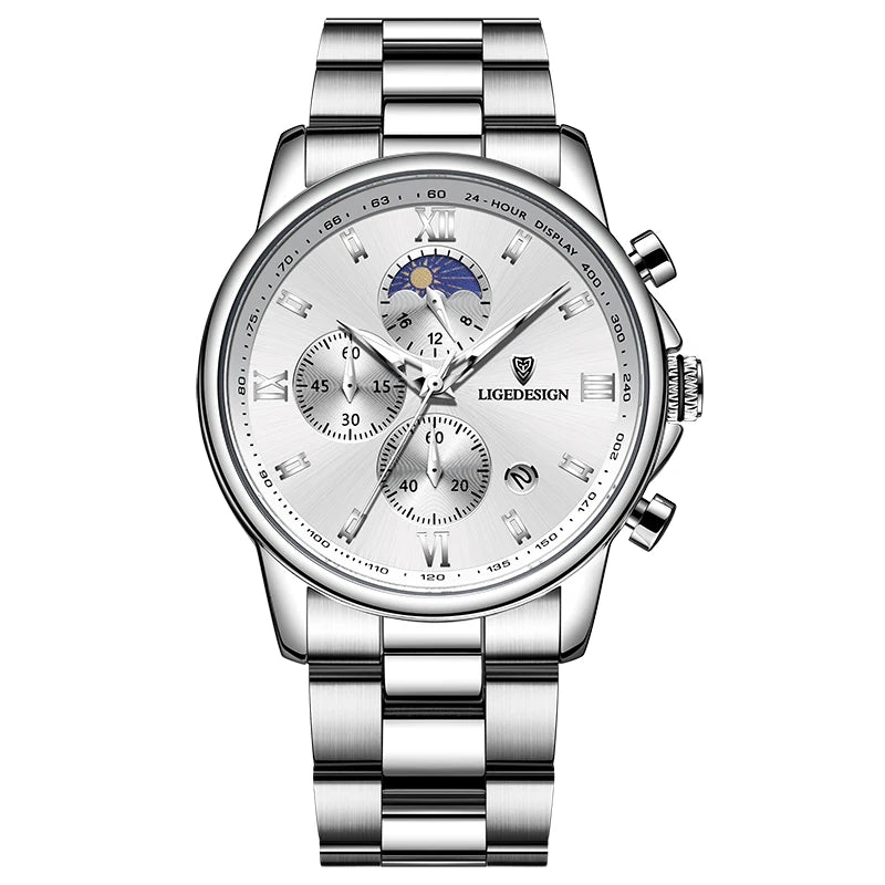 LIGE Men’s Luxury Fashion Watch
