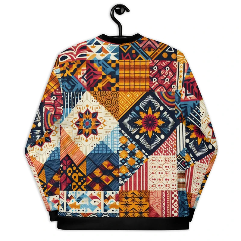 Japanese-Style Graphic Bomber Jacket