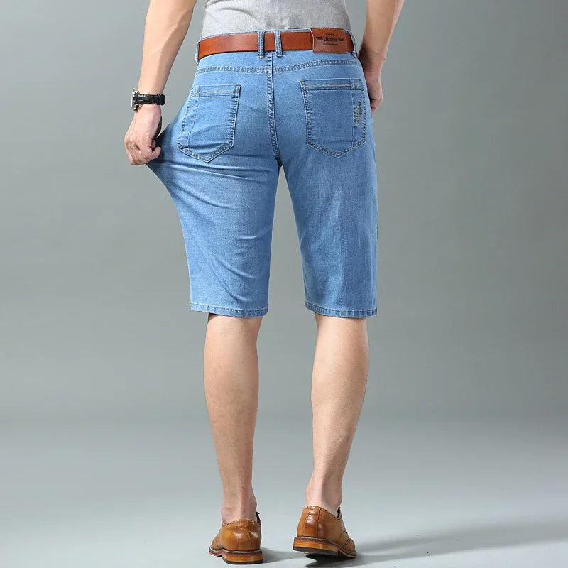 Men’s Summer Light Wash Denim Shorts