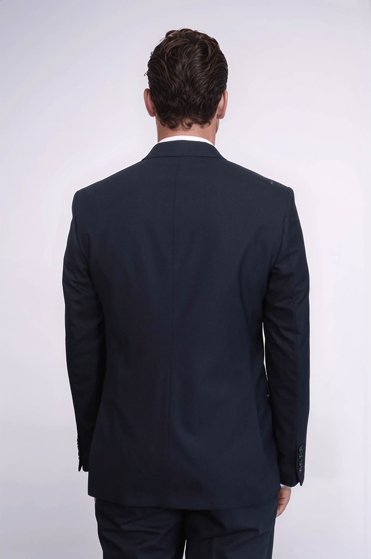 2 Buttons 2 Piece Navy Blue Men Suit