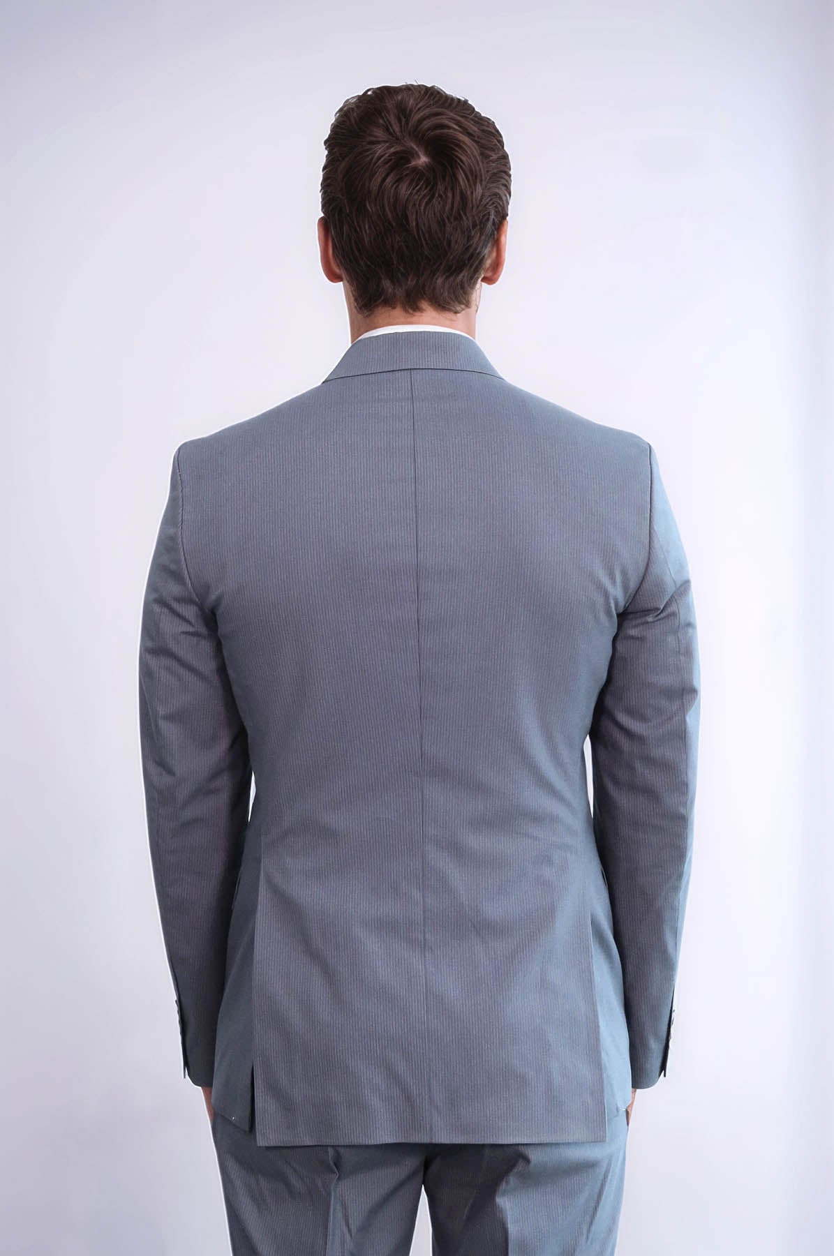 KOALA SYDNEY Classic Pinstripe Double Breasted Men's Taupe Suit