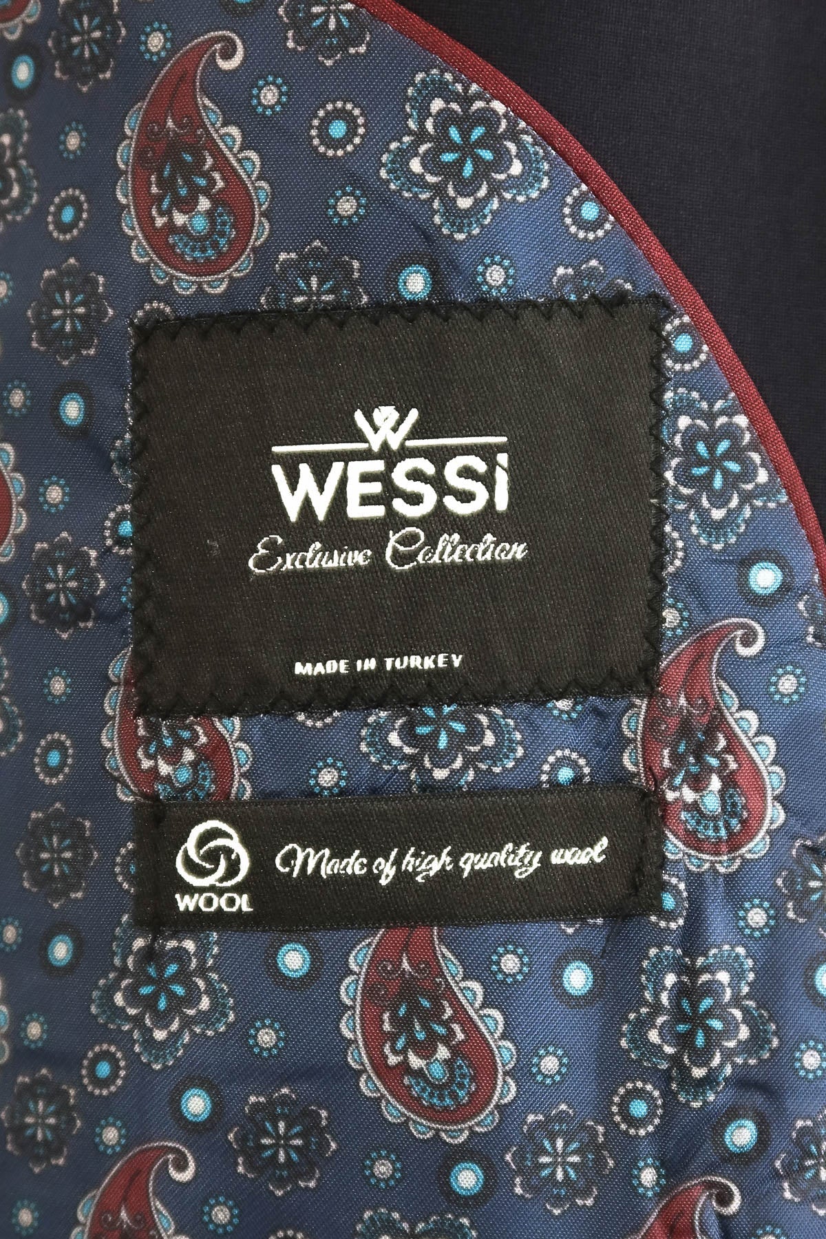 KOALA SYDNEY Wool Navy Blue Men Suit -