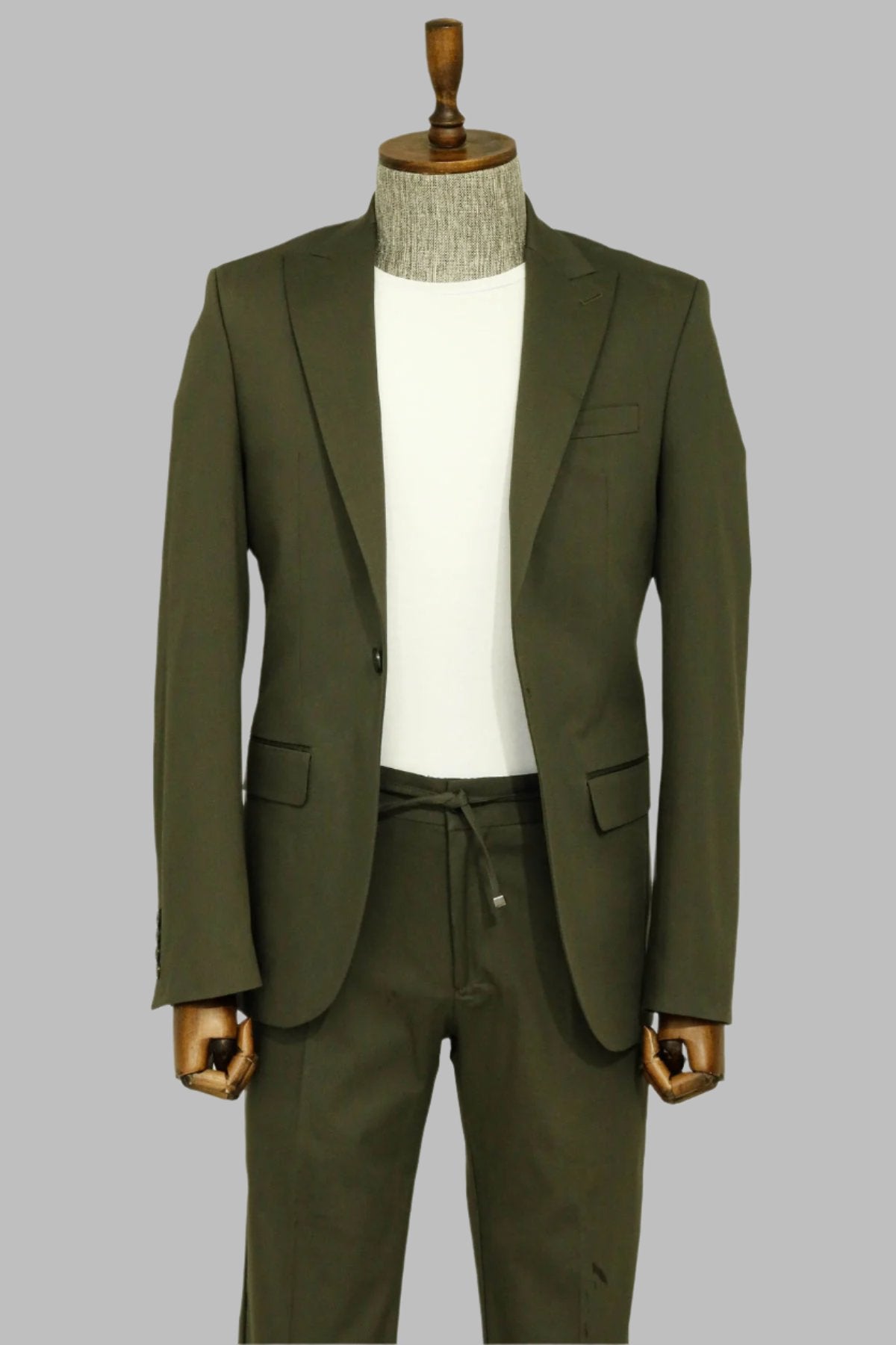 KOALA SYDNEY Single Buttons 2 Piece Green Men Suit -