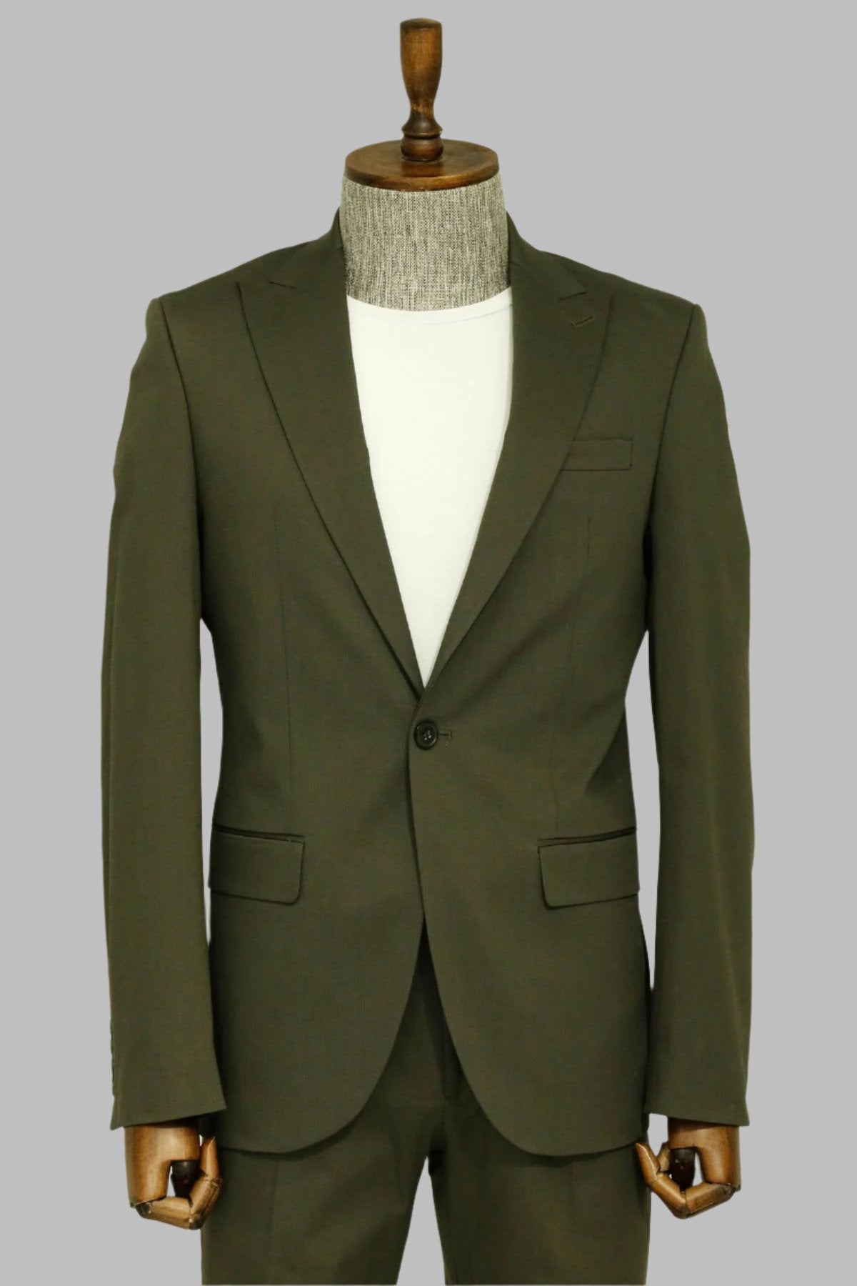 KOALA SYDNEY Single Buttons 2 Piece Green Men Suit -