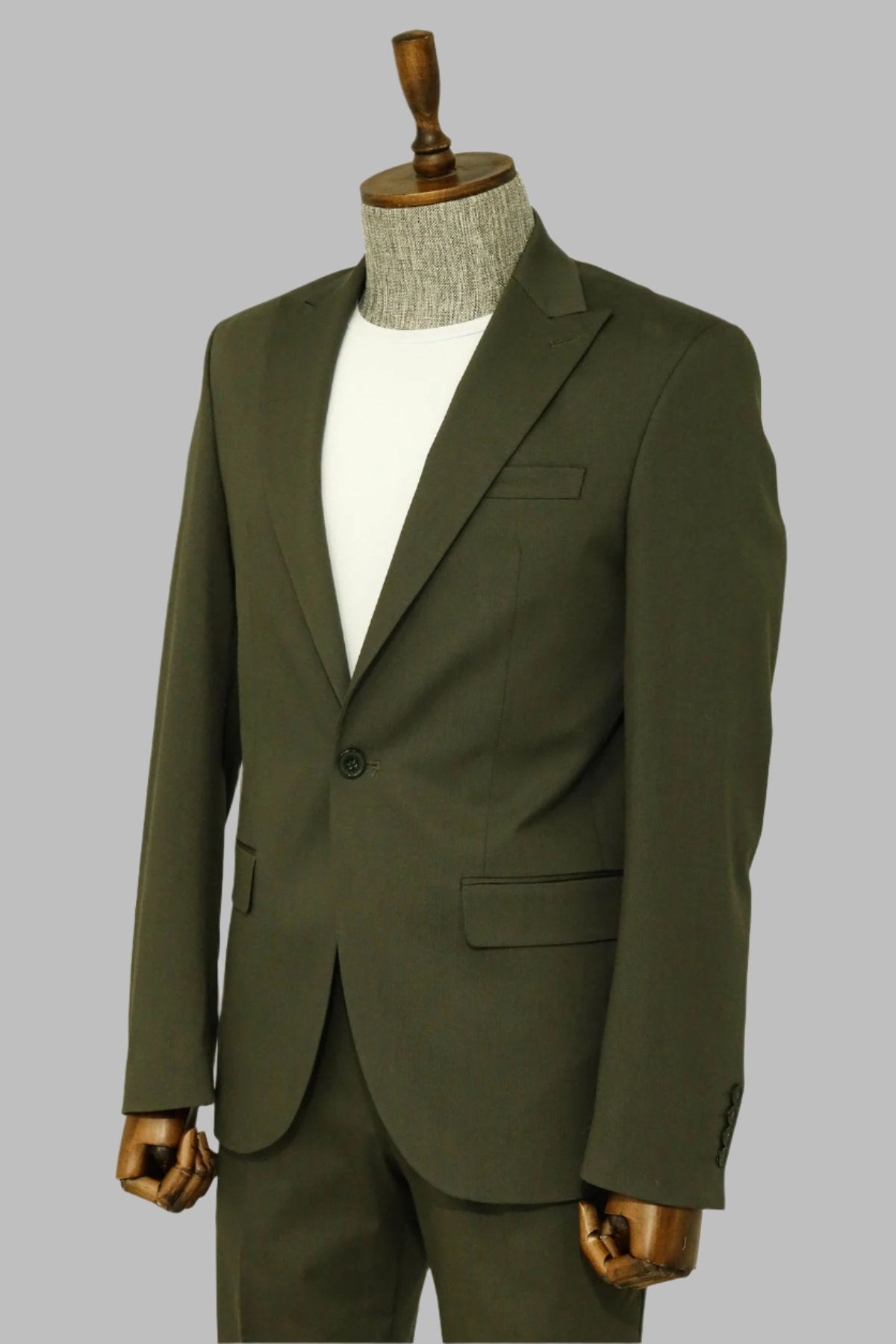 KOALA SYDNEY Single Buttons 2 Piece Green Men Suit -