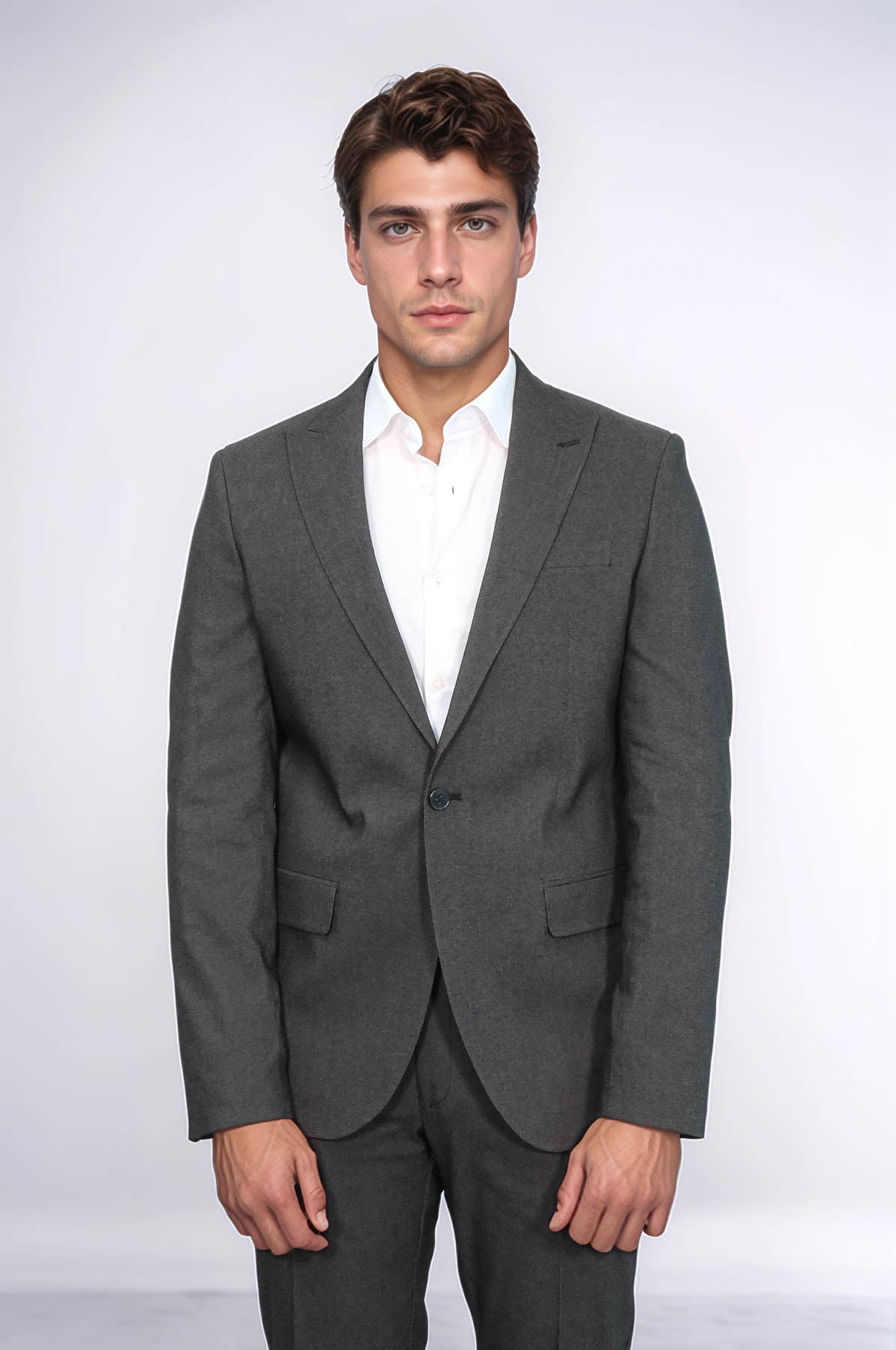 KOALA SYDNEY Single Buttons 2 Piece Black Men Suit -