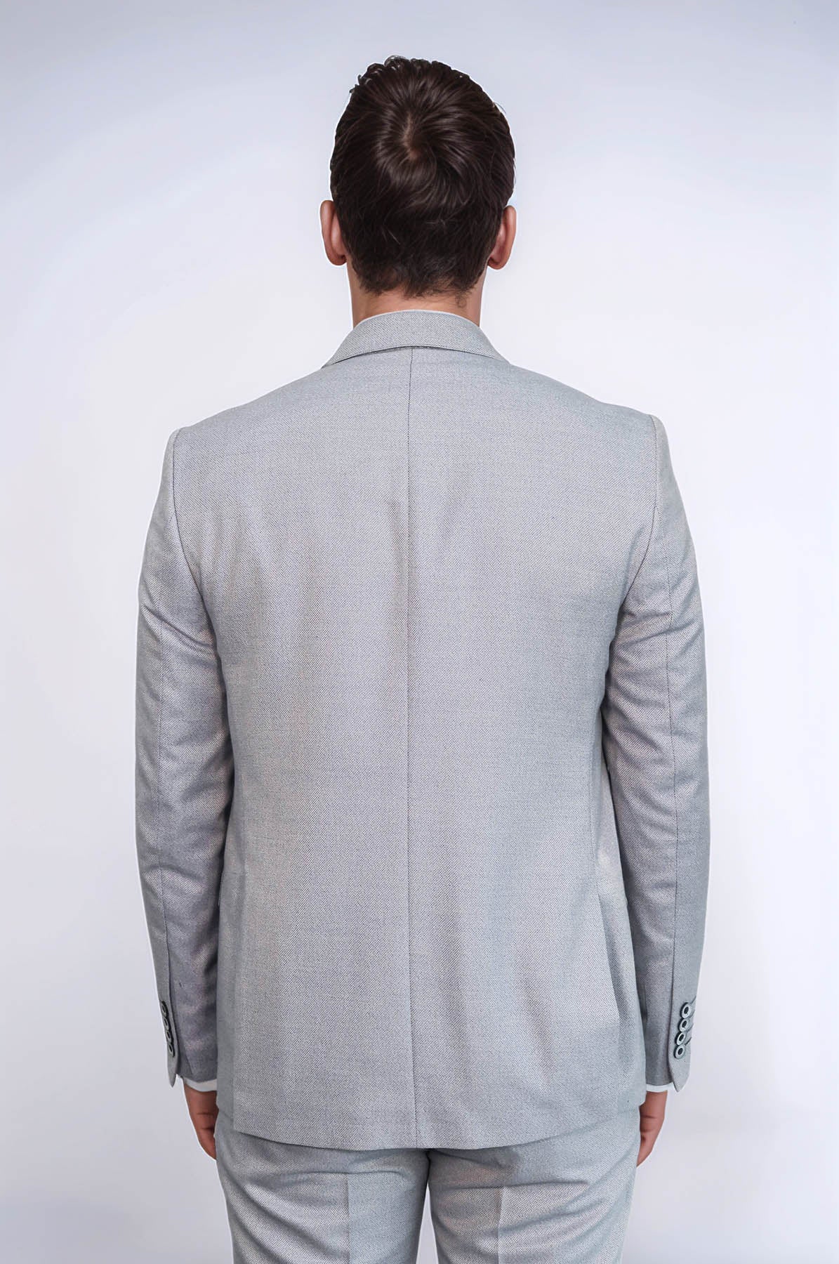 KOALA SYDNEY Patterned Light Blue 3 Piece Suit |