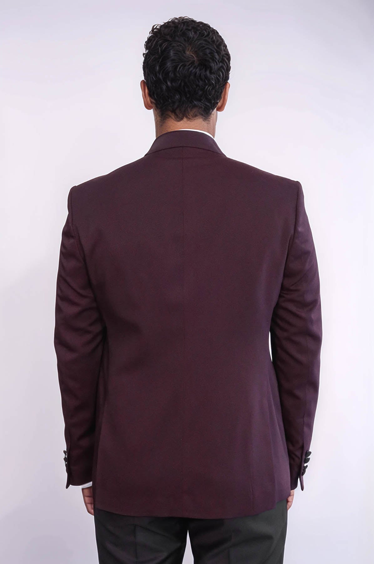Vested Burgundy Tuxedo