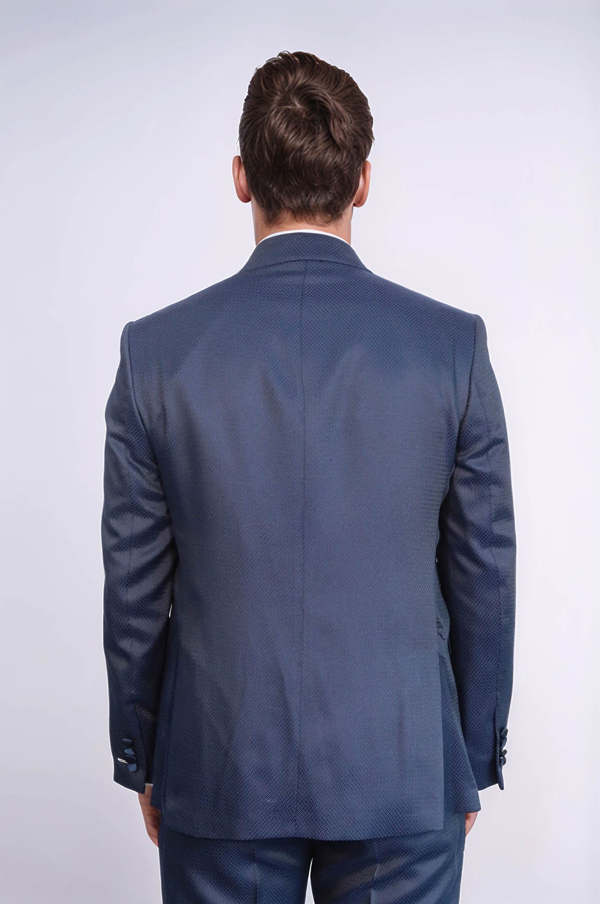 Navy Blue Modeled Tuxedo
