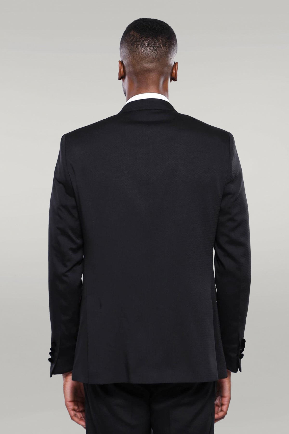 Patterned Jacket Black Men's Tuxedo