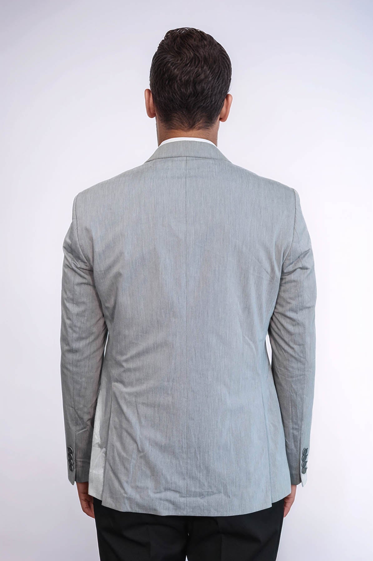 KOALA SYDNEY Black Double Breasted Vest Grey Men Suit -