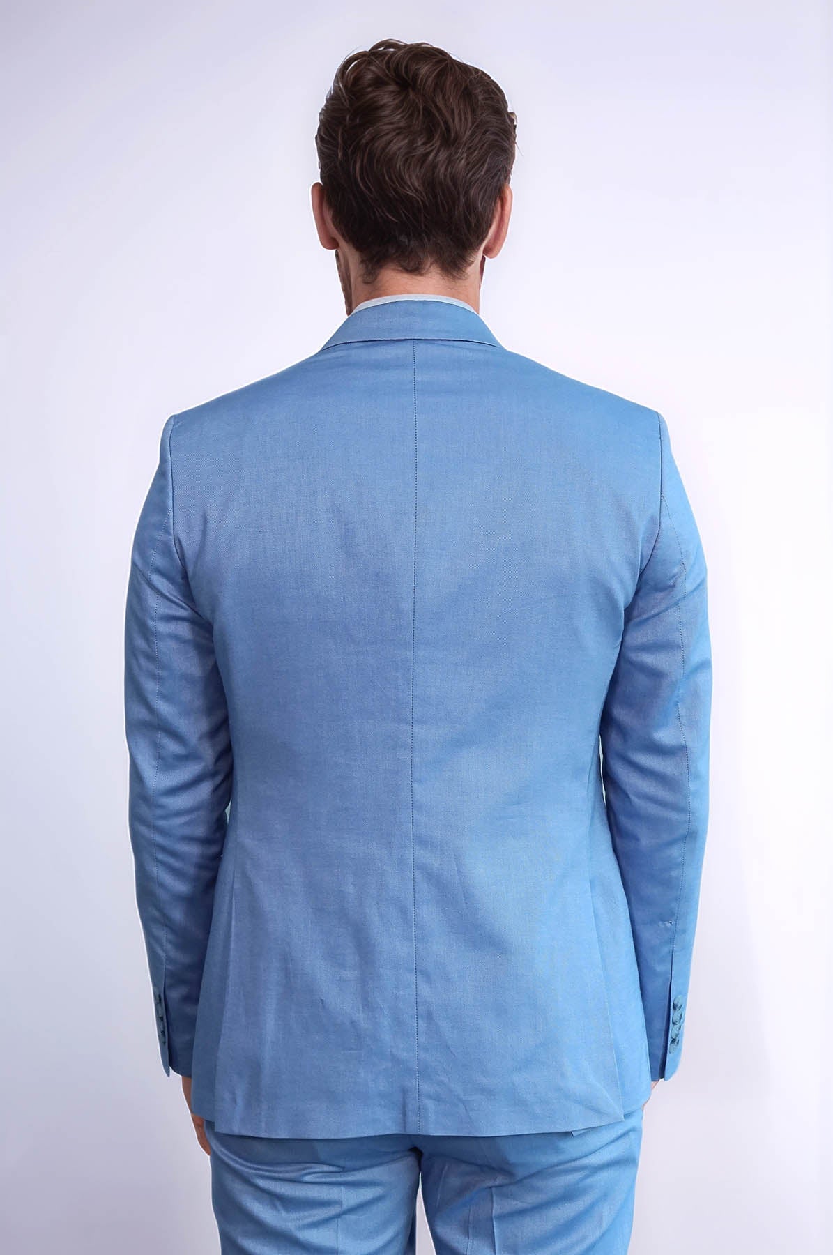 KOALA SYDNEY 3 -Piece Single Button Peak Lapel Ice Blue Men Suit