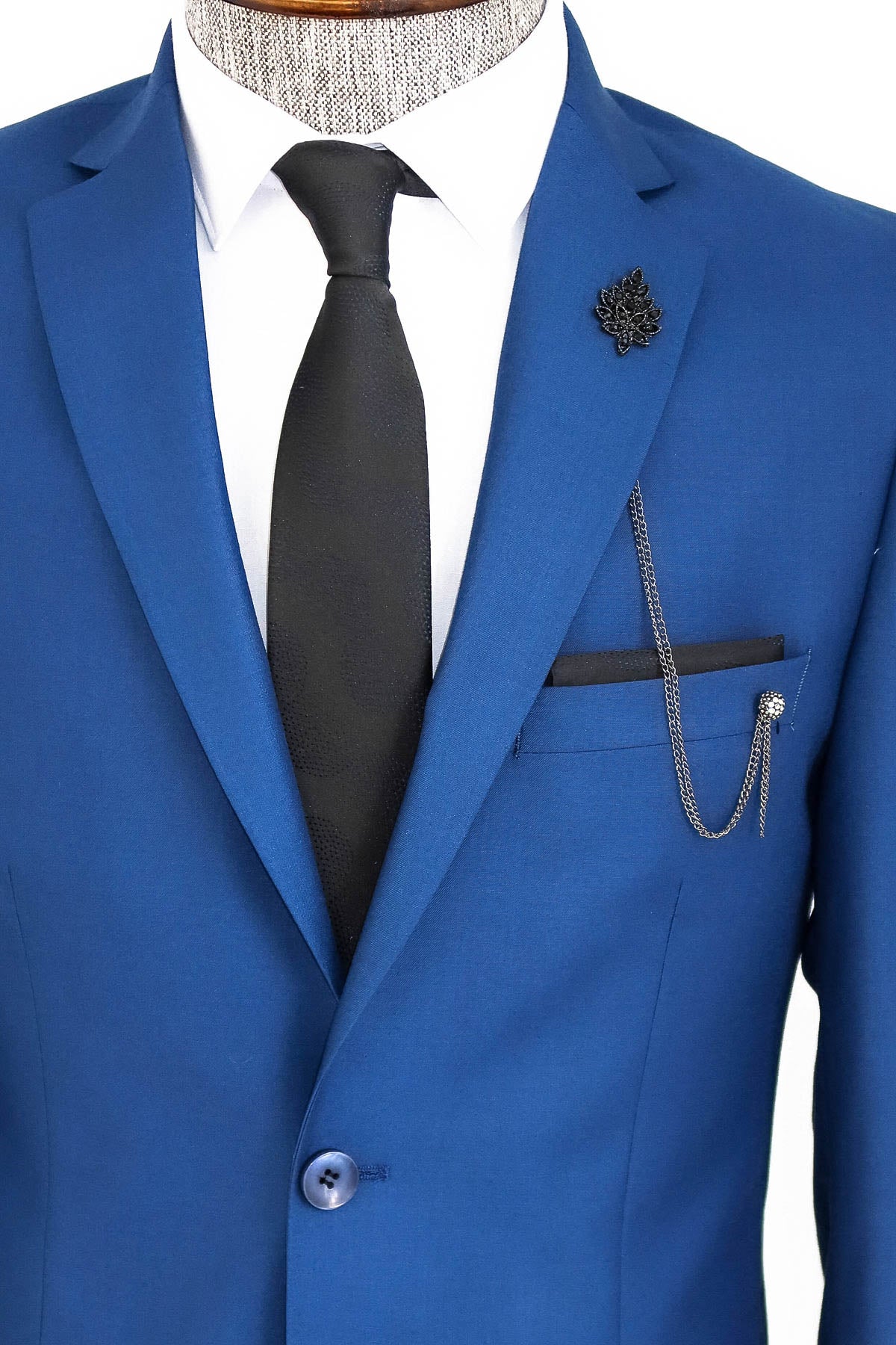 KOALA SYDNEY 2 Piece 2 Buttons Blue Men Suit -