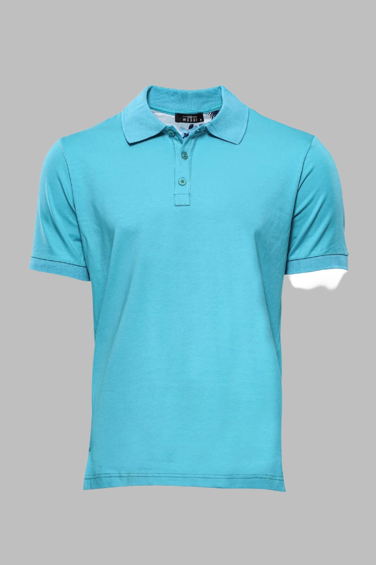 Oxford Polo Collar Blue Men T-shirt - Wessi