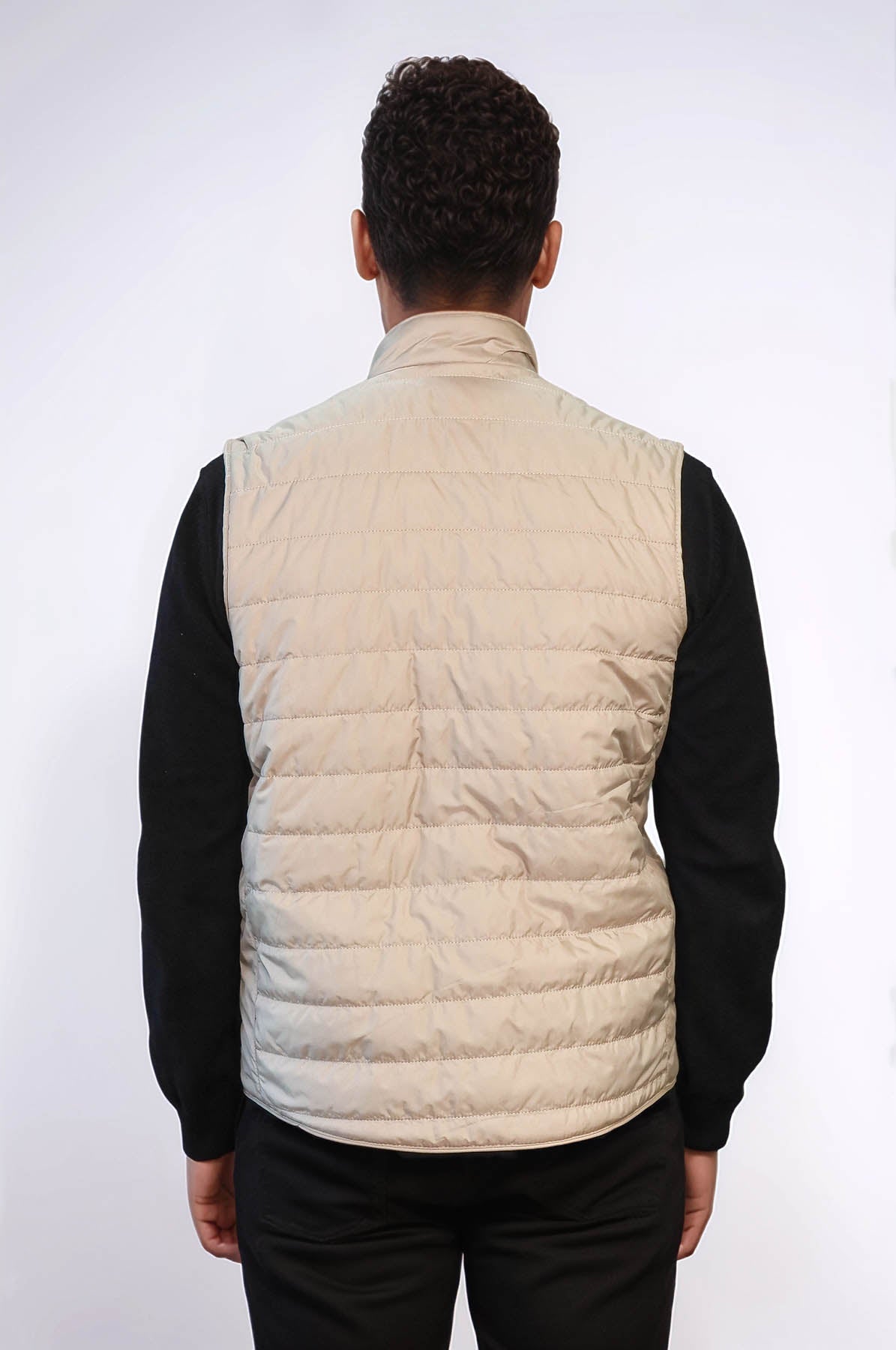 KOALA SYDNEY Quilted Sleeveless Beige Men Down Vest