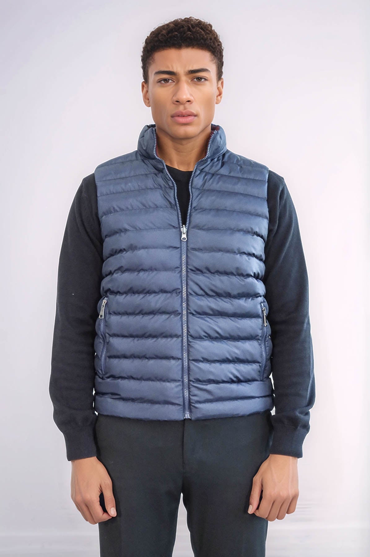 KOALA SYDNEY Reversible Puffer Sax Blue Men Down Vest