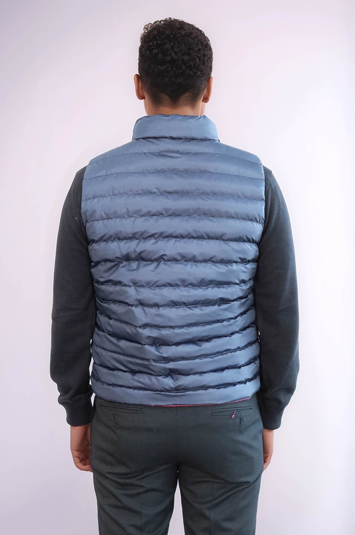 KOALA SYDNEY Reversible Puffer Sax Blue Men Down Vest