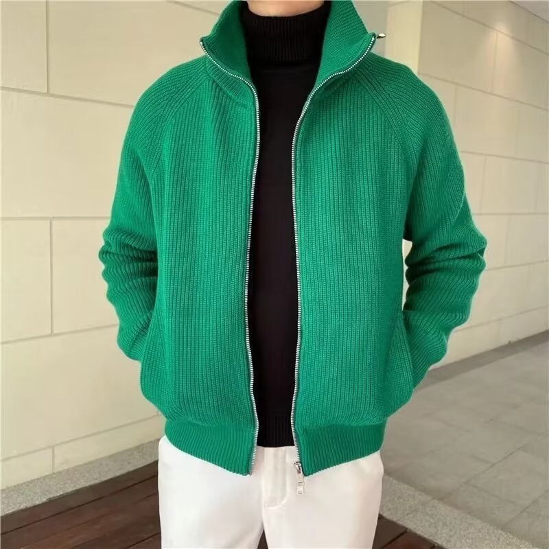 KOALA SYDNEY Rabbit Fur Modal Men's Cardigan Sweater