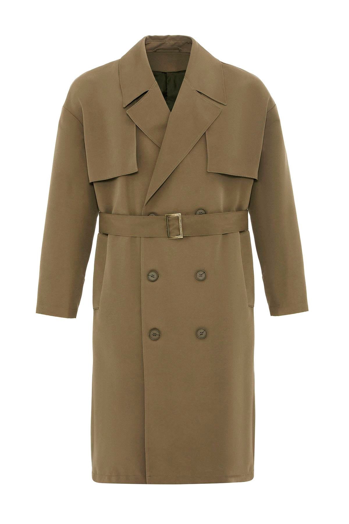 KOALA SYDNEY Double Breasted Closure Belted Trench Coat