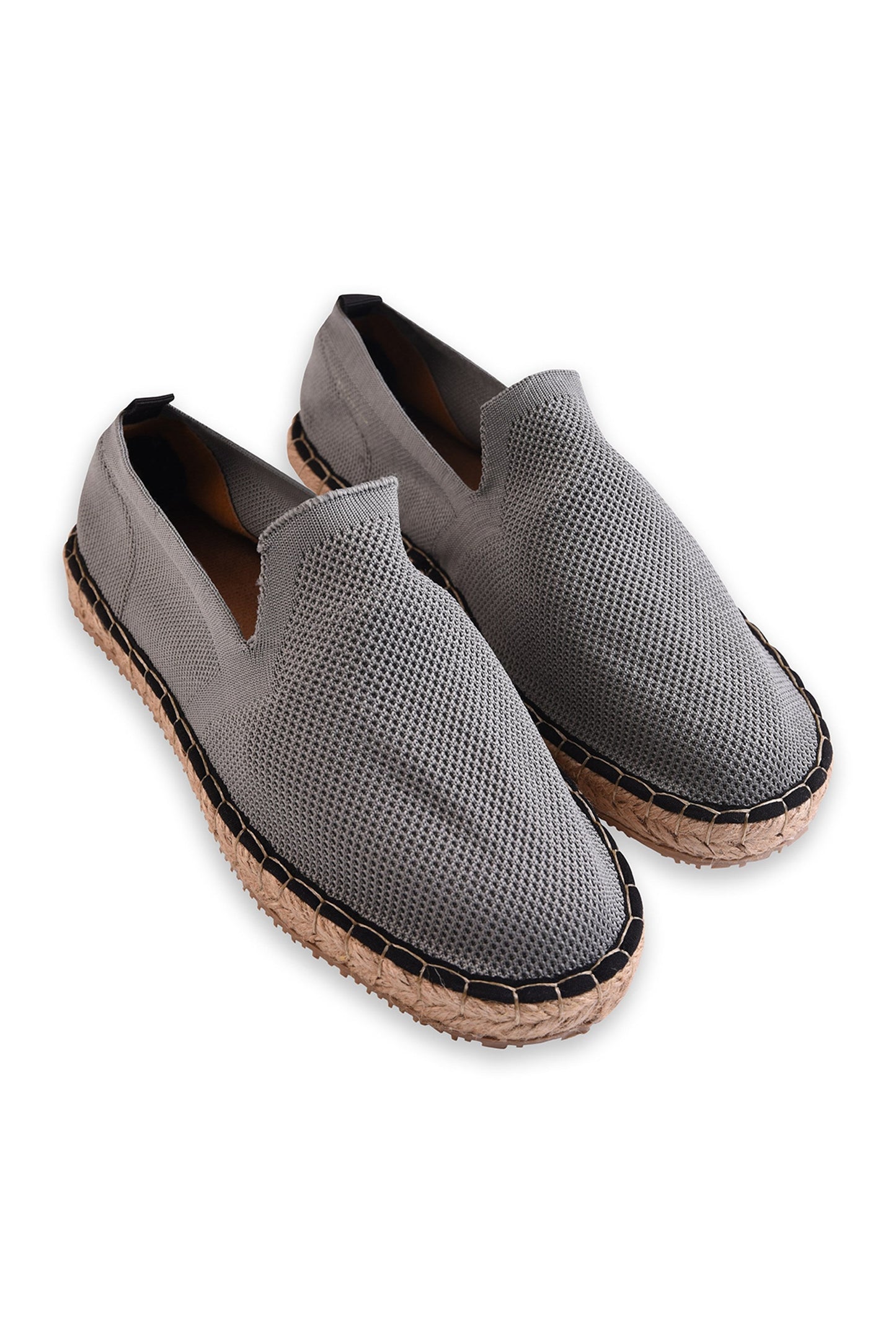 Men's Grey Mesh Espadrilles Shoes