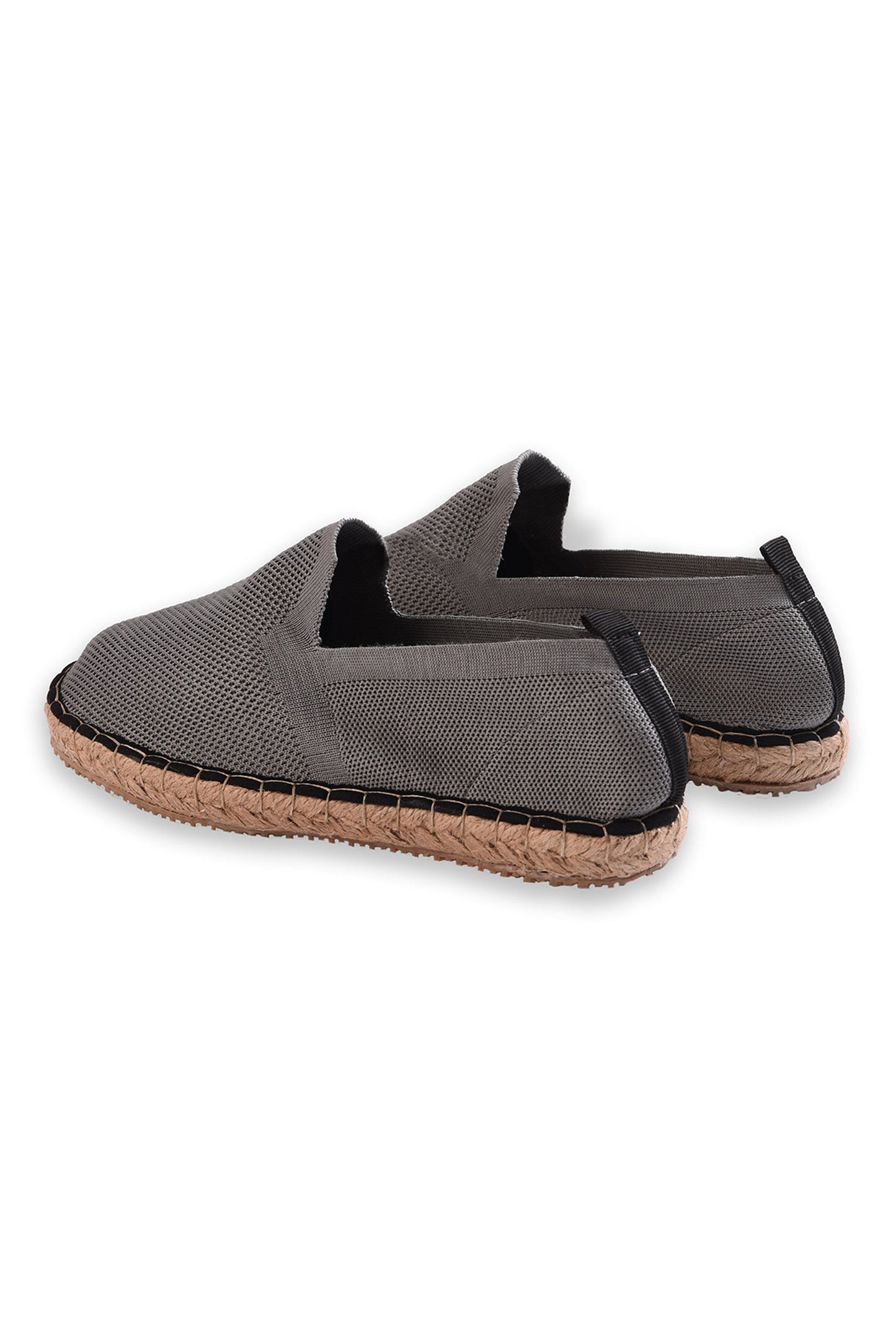 Men's Grey Mesh Espadrilles Shoes