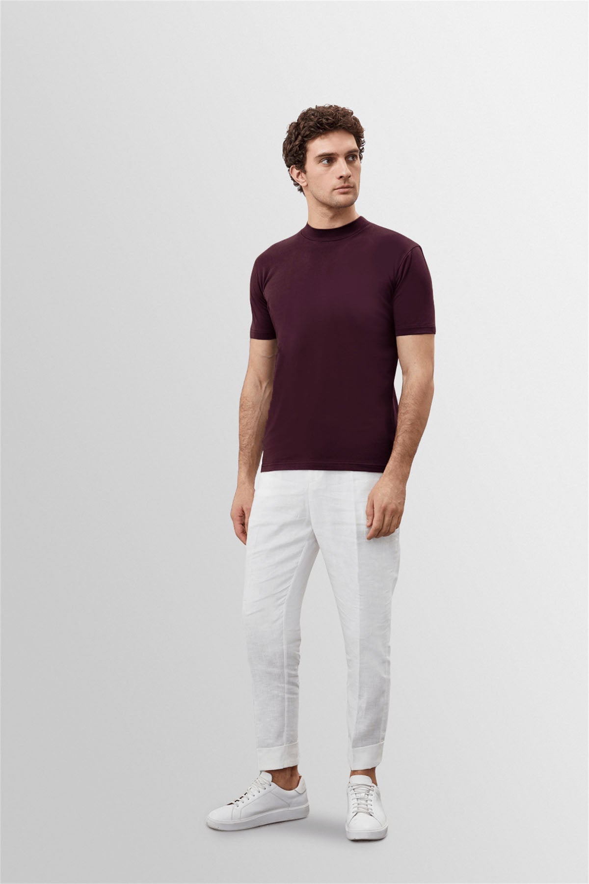 KOALA SYDNEY Men's Damson Slim Fit Basic T-Shirt