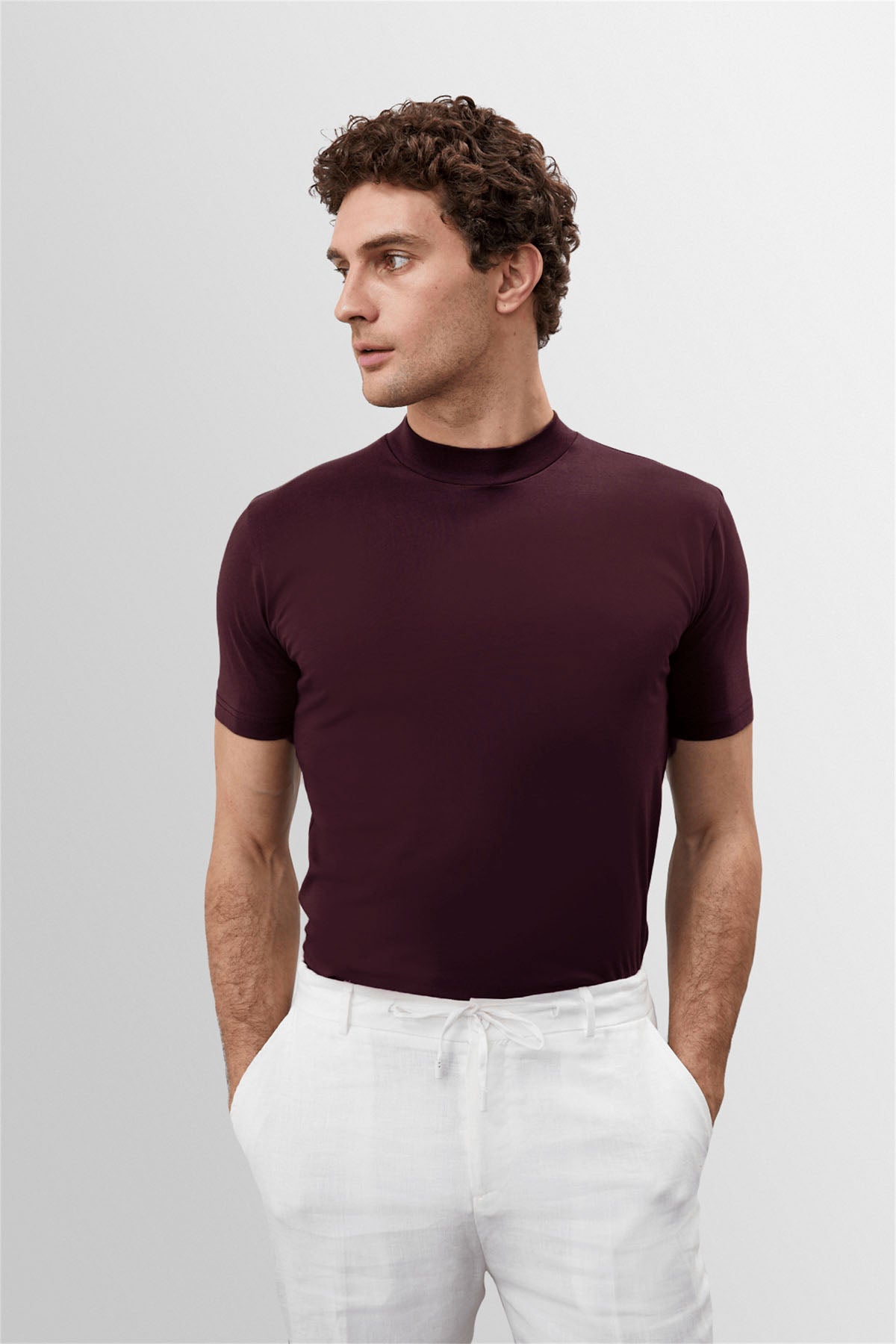 KOALA SYDNEY Men's Damson Slim Fit Basic T-Shirt