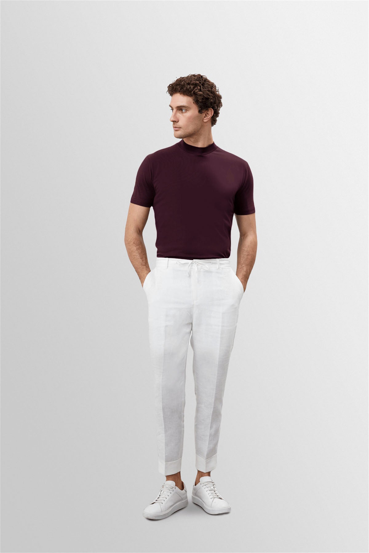 KOALA SYDNEY Men's Damson Slim Fit Basic T-Shirt
